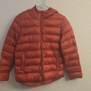 New Red/ Rust Puffer Jacket